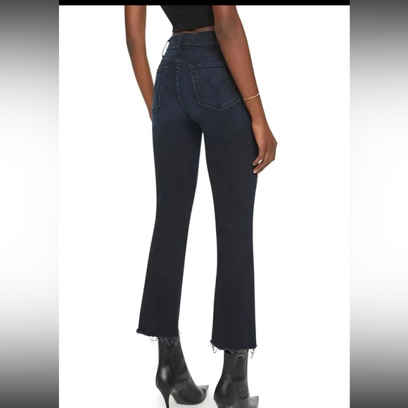 NWOT MOTHER The Hustler Ankle Fray Jeans Night In Paris Size 25 - Picture 4 of 17